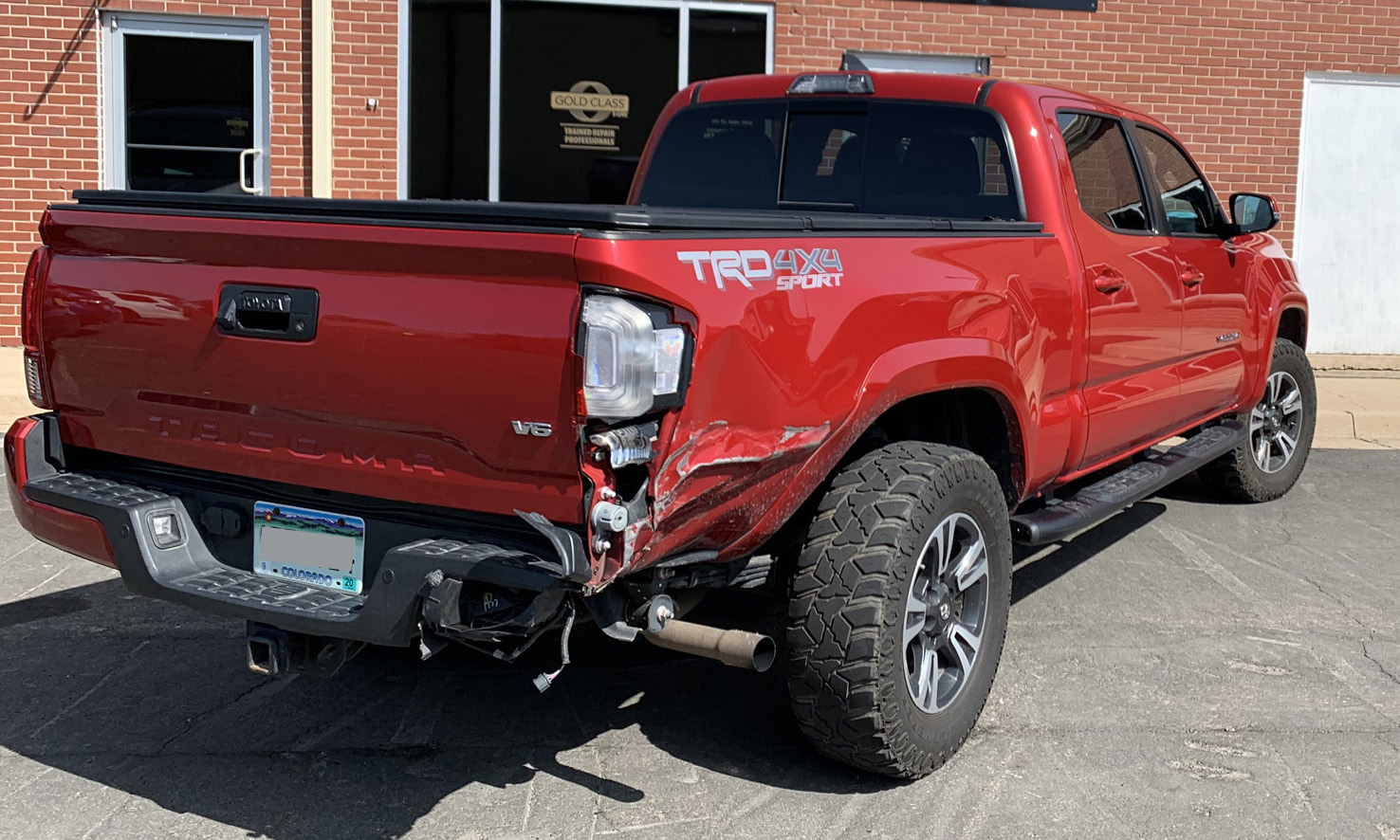 Toyota collision damage